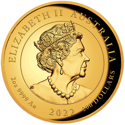 Čínské mýty a legendy: Fénix 2 unce zlata 2022 Proof High Relief