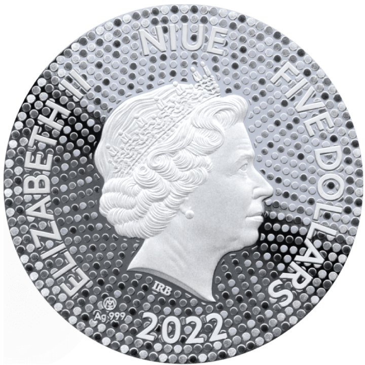 Niue: The Water Tiger $5 Silber 2022 Prooflike