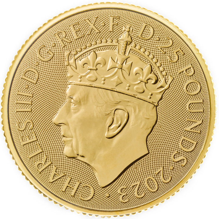 The Coronation of His Majesty King Charles III 1/4 uncji Złota 2023