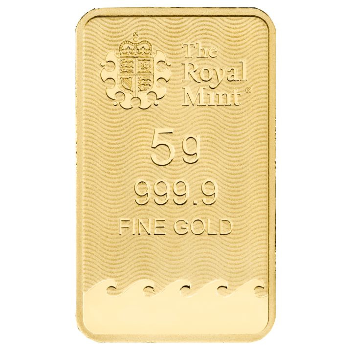 5 gram Gold Bar Britannia Britannia Christmas