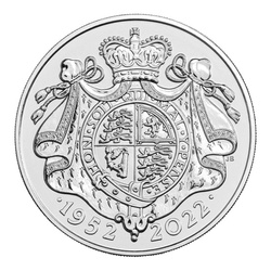El Jubileo de Platino de Su Majestad la Reina £5 28,28 gramos Plata 2022