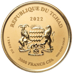 Czad: Scorpion 1 uncja Złota 2022 Proof