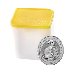 The Royal Tudor Beasts: The Greyhound of Richmond 1 oz Platiny 2025