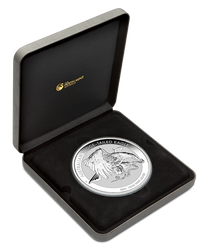 Águila Australiana 1000 gramos Plata 2021 con incrustación