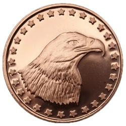 Eagle Head 1 uncja Miedzi