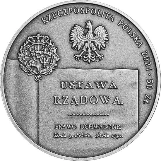 230. rocznica Konstytucji 3 Maja – dzieła odrodzonej Rzeczypospolitej 50 zł