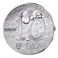  Франция 2025 – 75-ата годишнина на Peanuts: Snoopy, сребърна монета, Proof