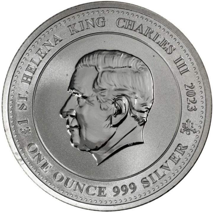 Santa Elena: Pegasus 1 oz Plata 2023 Losa