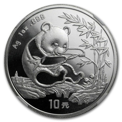 Panda chinois 1 once d'argent 1994