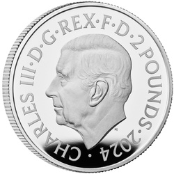 Six Decades of 007 1 oz Silber 2024 Proof 