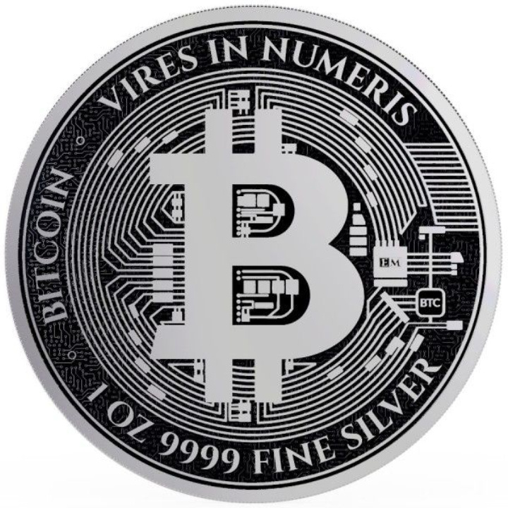 Niue: Bitcoin 1 oz Silber 2024