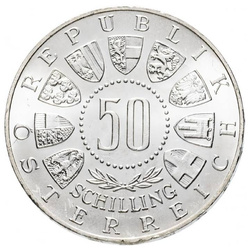 Austria 50 șilingi argint - Ani diferiți