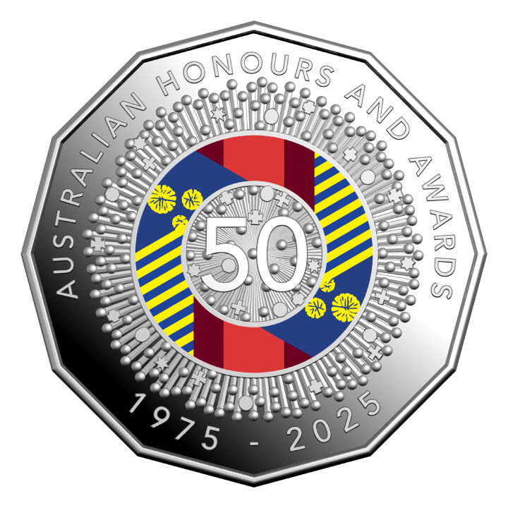Set de 6 monede - 50 de ani ai Australian Honours System 2025 Proof