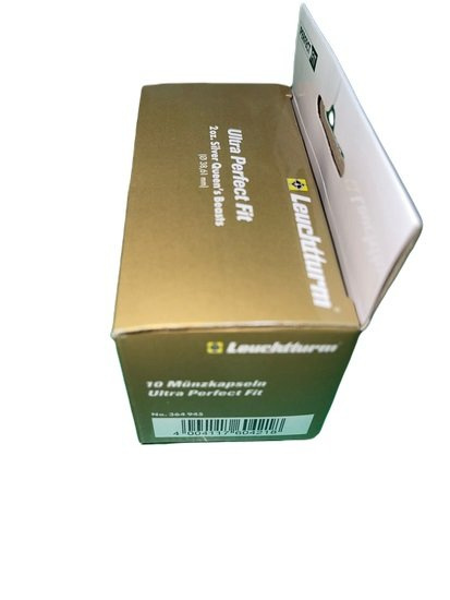 Leuchtturm - Műanyag kapszula A királynő állatai / A Tudor-dinasztia állatai 2 uncia ezüst Ultra Perfect Fit (10 darab)