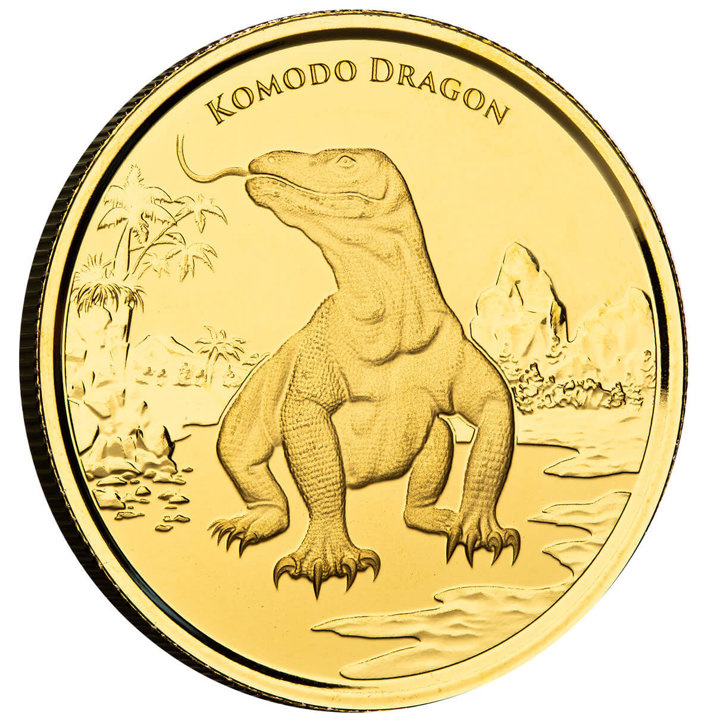 Tokelau: Komodo sárkány 1 uncia arany 2022 Proof