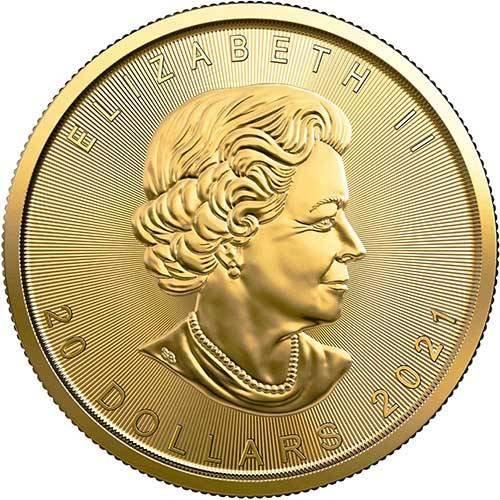 Maple Leaf 1/2 oz Gold 2021