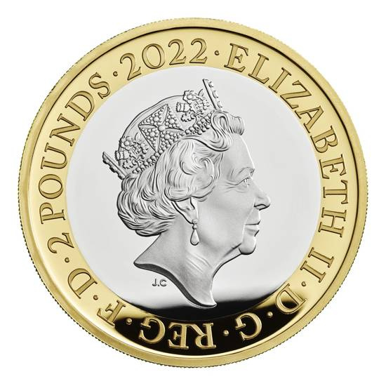 Celebrating the Life and Legacy of Dame Vera Lynn £2 Srebro 2022 Proof Piedfort Coin