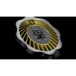 Gilded Silver Coin Maltese Pharaoh Hound 1 oz Silver 2026