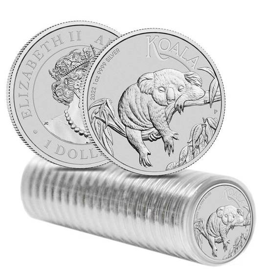 Perth Mint Koala 1 unce stříbra 2022 1 AUD