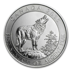 Lobo gris 1,5 oz Plata