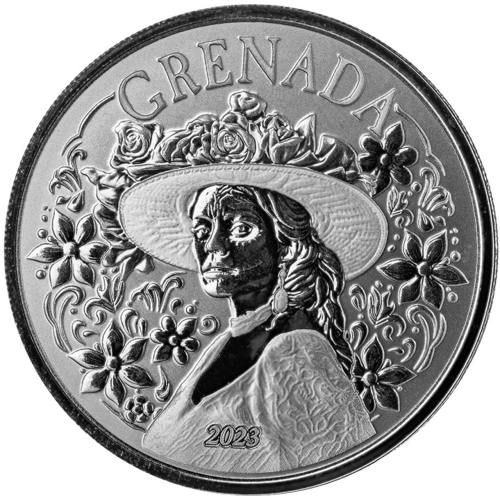 Grenada: La Diablesse 1 oz Silver 2023 Prooflike 