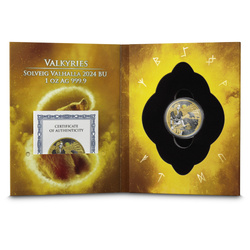 Valkyries: Solveig Valhalla 1 oncia d'argento 2024 Multimetal