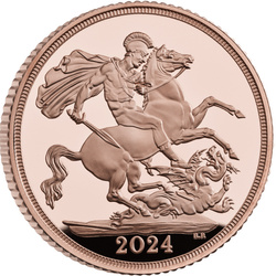 Egyesült Királyság: 3 Sovereign érme szett 2024 Proof