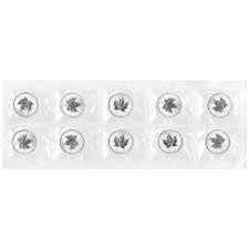 Hoja de Arce Canadiense 1 oz Plata 2001