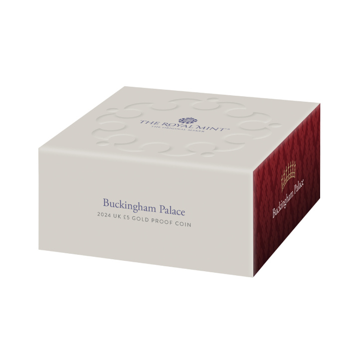 Buckingham Palace £5 oro 2024 Proof