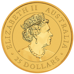 Australijski Kangur 1/4 uncji Złota 2021