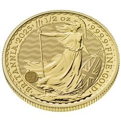 Britannia 1/2 uncji Złota 2025