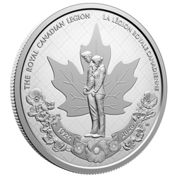 Canada: 100° Anniversario di The Royal Canadian Legion  $1 Argento 2026 Proof