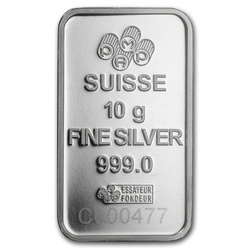10 grammos Pamp Suisse kereszténység ezüsttömb