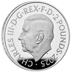 Královské tudorovské šelmy: Stříbrný proof: The Greyhound of Richmond 1 oz 2025