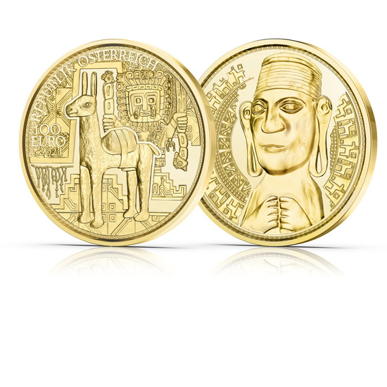 The Gold of the Incas 100 Euro Złoto 2021 Proof