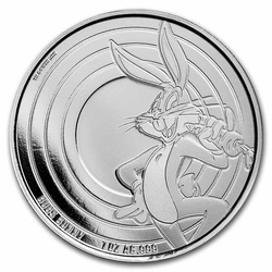 Samoa: Looney Tunes - Bugs Bunny 1 uncia ezüst 2022 Proof