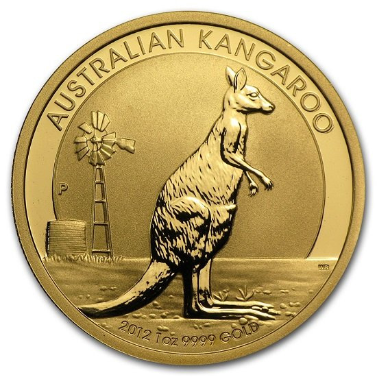 Australijski Kangur 1 uncja Złota 2012