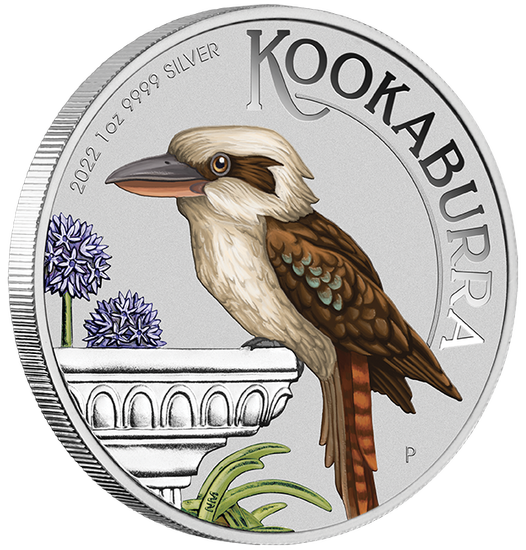 Színes kookaburra 1 uncia ezüst 2022 (World Money Fair)