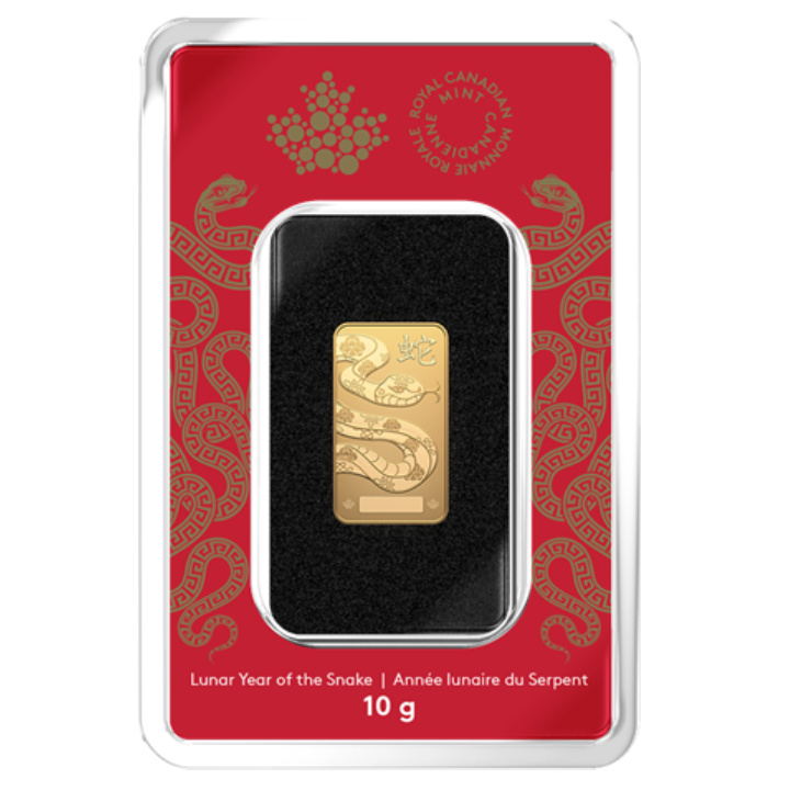 Royal Canadian Mint Lunar Year of the Snake 10 g oro 2025