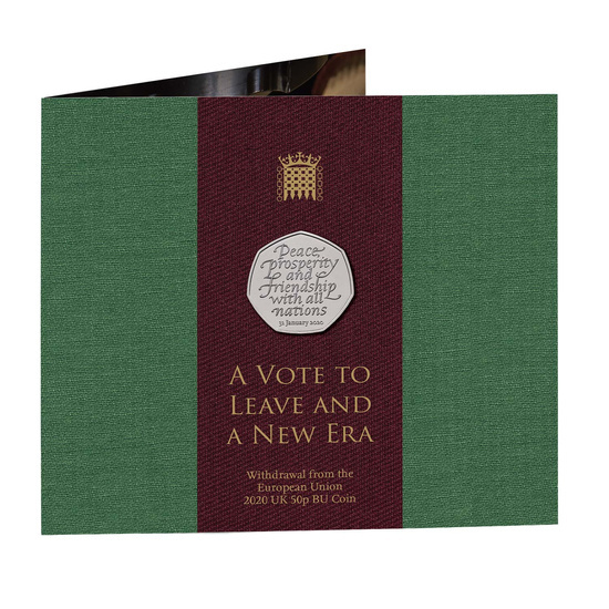 Kilépés az Európai Unióból - Nagy-Britannia 8 gramm réz-nikkel 2020