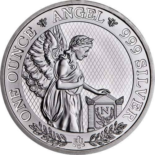 St. Helena Napoleon Angel 1 oncia d'argento 2021