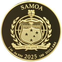 Samoa : Golden Eagle 1 once d'or 2025 Prooflike