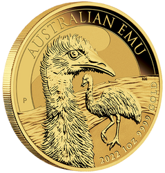 Emú Australiano 1 oz Oro 2022