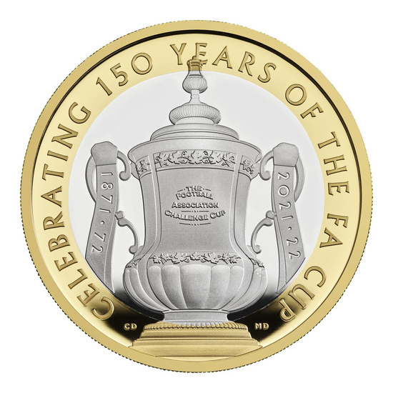 A 150-a Aniversare a Cupei FA 2 £ Argint 2022 Proof