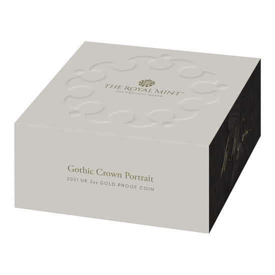 Gothic Crown Portrait 2 once d'oro 2021 Proof