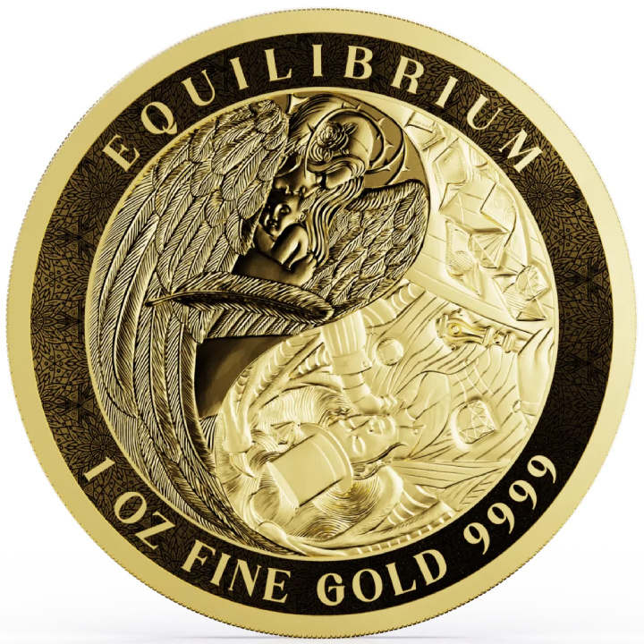Tokelau: Equilibrium 1 oz Gold 2024 Prooflike