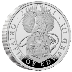 Bestias de la Reina: Serie de 10 monedas 2 oz Plata 2021 Proof