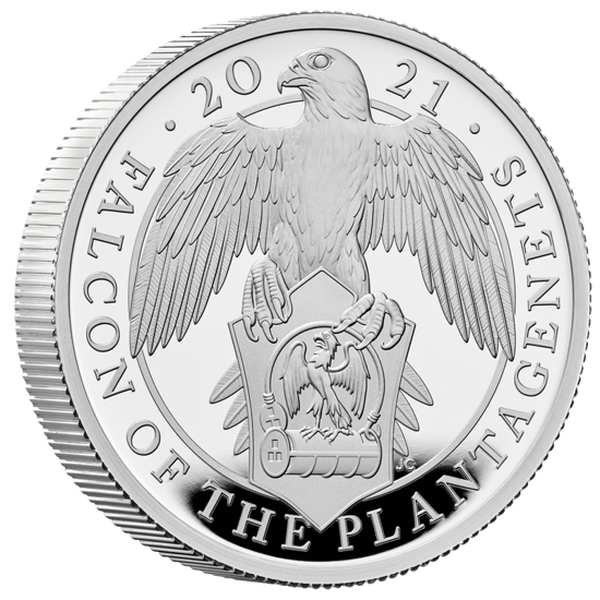 The Queen’s Beasts 2021: Set of 10 coins 2 oz Silber Proof