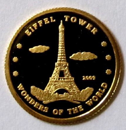 Eiffel Tower 1g Gold 2009 Proof