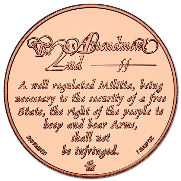 2nd Amendment Minuteman 1 uncja Miedzi